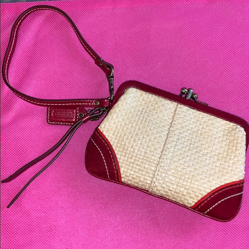 Coach wallet/wristlet with coin & credit card slot